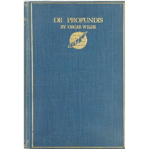 2 - Wilde (Oscar) De Profundis, 8vo L. (Methuen & Co.) [1905] First Edn., uncut, orig. blue cloth, gilt ... 
