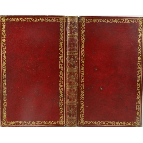 21 - With Hand-Coloured Plates  Binding: [Walpole (Horace)] Castle of Otranto, A Gothic Story, translated... 