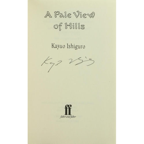 27 - Istiguvo (Kazuo) A Pale View of Hills, 8vo First Edn, L. (Faber & Faber) 1982, Signed on t.p., cloth... 