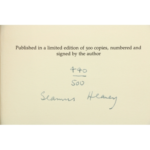 35 - Signed Limited Edition  Heaney (Seamus) The Cure at Troy, 8vo, Derry (Field Day) 1990, Signed Ltd. E... 