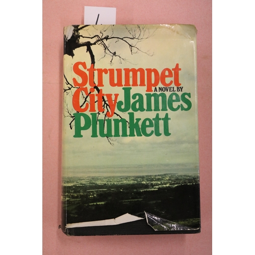 1 - Plunkett (James) Strumpet City, 8vo L. 1969, Signed on f.e.p., cloth and d.j.; O'Casey (Sean) Collec... 