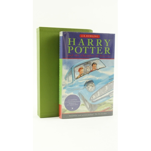 161 - Signed by the Author and ArtistRowling (J.K.) Harry Potter and the Chamber of Secrets, 8vo, L. (Bloo... 