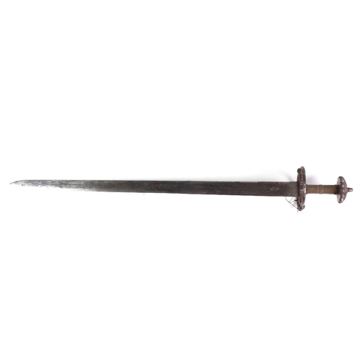 8 - A very good early 17th Century German Landsknecht Backsword, with 31 3/4