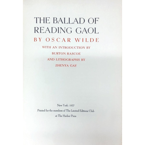 52 - Limited Editions Club PublicationsWilde (Oscar) The Ballad of Reading Gaol, illus. by Zhenya Gay, sm... 