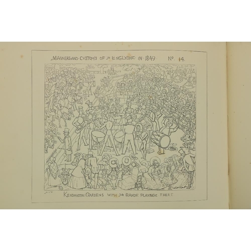 889 - Illustrated Works: Cruikshank (George) Scraps and Sketches, oblong folio Lond. (Geo. Cruikshank) 182... 