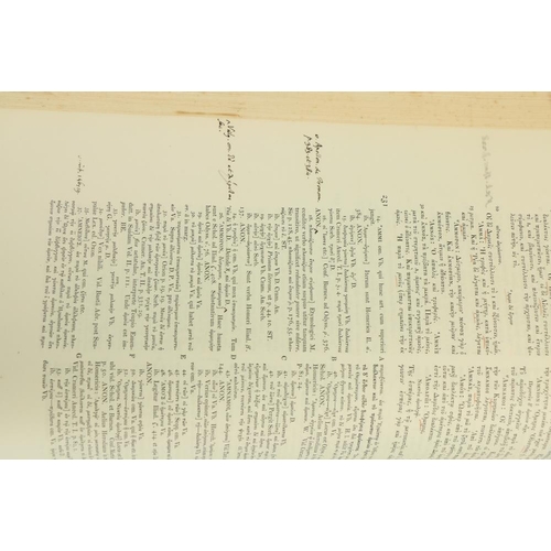 895 - Dean Gaisford's 'Magnum Opus'With Important Correspondence etc., includedGaisford (Dean Thomas) Etym... 