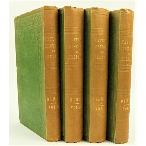 43 - Thompson (Wm.) The Natural History of Ireland, 4 vols. 8vo Lond. 1849. First Edn., 1 port.... 