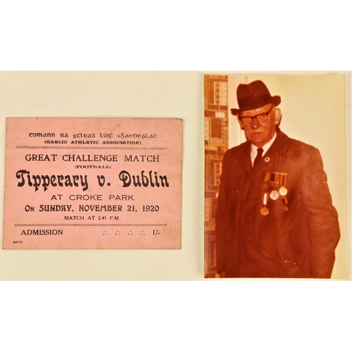 998 - Bloody Sunday, 1920A Dark Day in GAA & Irish History 'Bloody Sunday' An original Admission Ticke... 