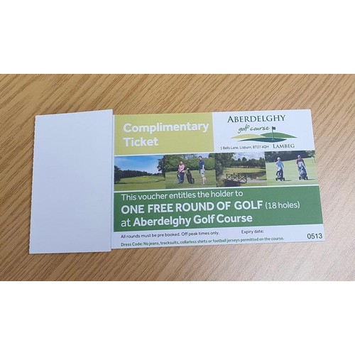 FOURBALL VOUCHER FOR ABERDELGHY GOLF COURSE DONATED BY SPORTS SERVICES