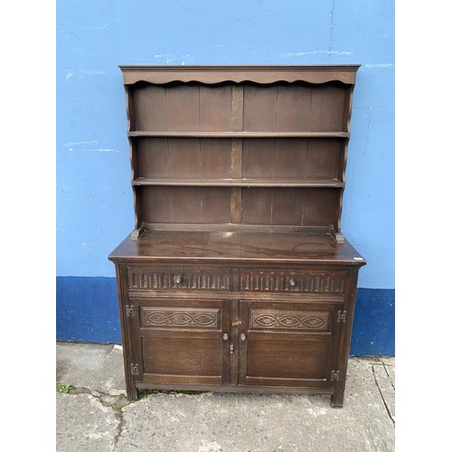 49 - OLD CHARM STYLE DRESSER (SOME WORM HOLES)