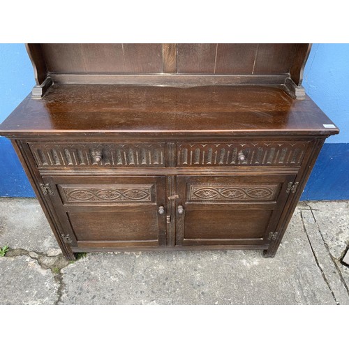 49 - OLD CHARM STYLE DRESSER (SOME WORM HOLES)