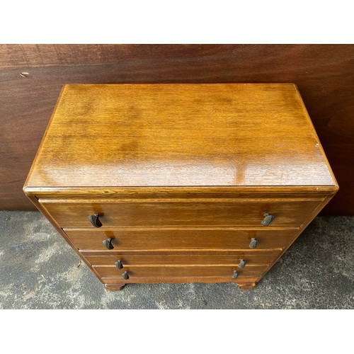 45 - Lebus Furniture HL Chest of 4 Drawers
Height - 92cm
Width - 77cm
Depth 40cm