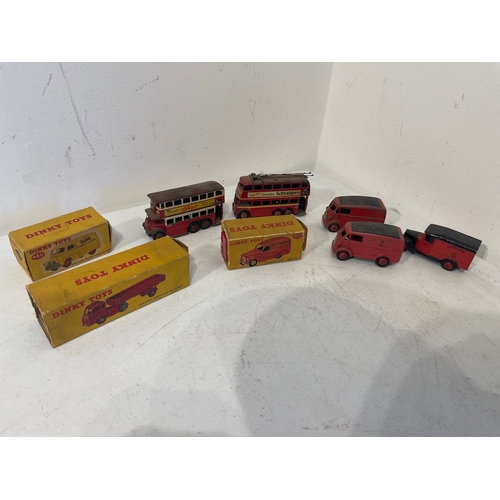 Collection of Vintage Dinky Transport Models / Commercial A/F ALL SHOWN IN LOT
Models includes 480 Kodak Bedford Van in original box
Electric Articulated Lorry in original box
471 Austin Nestle Van in original box
290
260 + others