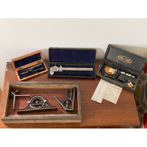 Collection of Vintage Engineering Tools