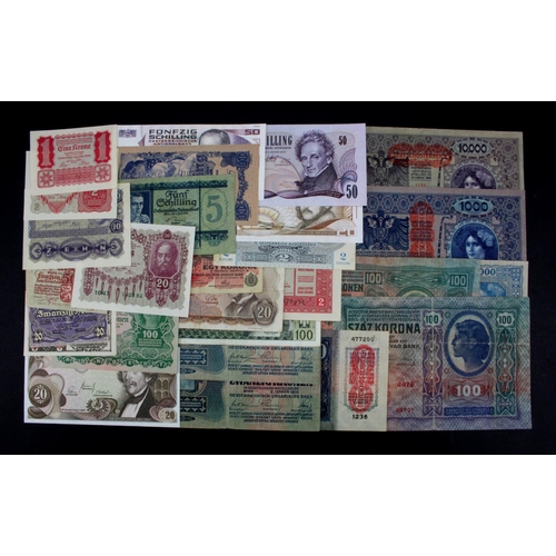 488 - Austria (28), dated from 1902 to 1986, including 5 Schilling 1927 a scarce date, 10 Schilling 1945, ... 