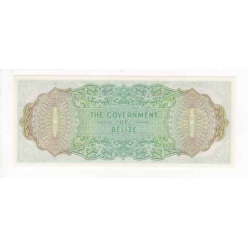 502 - Belize 1 Dollar dated 1st January 1976, serial A/2 619562 (TBB B101c, Pick33c) Uncirculated