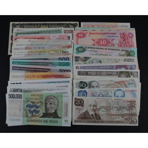 932 - World, South & Central America, Caribbean (106) a good Uncirculated group all different, Argentina, ... 