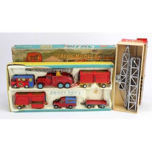 24 - Corgi Major Toys, Gift Set no. 23 'Chipperfields Circus Models' contained in original box (worn), to... 