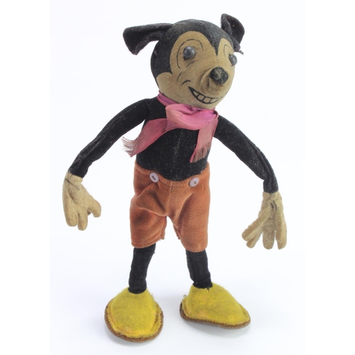 40 - Deans Rag Book Co. Mickey Mouse toy, circa 1930s, length 19cm approx.