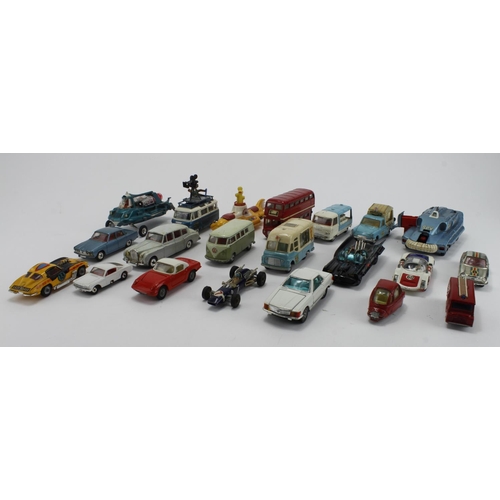 53 - Dinky & Corgi. A collection of approximately twenty-one Dinky and Corgi models, including The Batmob... 