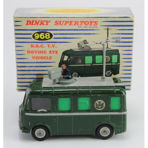 58 - Dinky Supertoys, no. 968 'BBC TV Roving Eye Vehicle', original plastic aerial present, contained in ... 