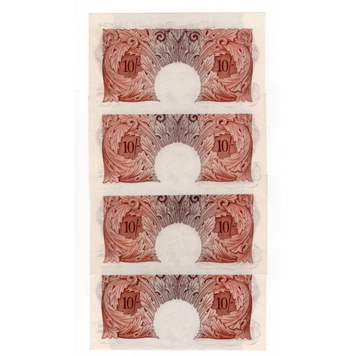 50 - Beale 10 Shillings (4) issued 1950, E02Z, E42Z, J34Z and J95Z (B266, Pick368b) generally EF or about