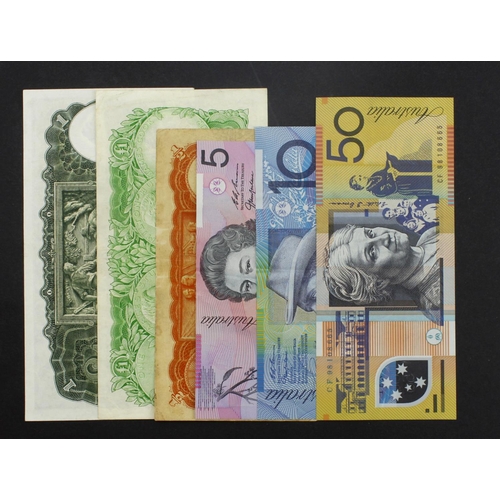 525 - Australia (6), comprising 1 Pound and 10 Shillings signed Sheehan & McFarlane, 1 Pound signed Coombs... 