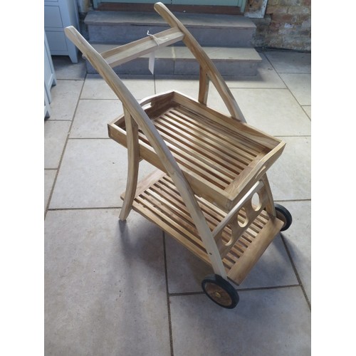 4G - A new Oliver Heartwood Dunbar mobile trolley 55cm x 92cm x 80cm RRP £143.99