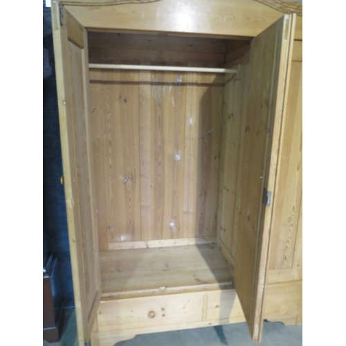 59 - A 19th century continental triple wardrobe ,can be dismantled for easy movement, in good condition, ... 