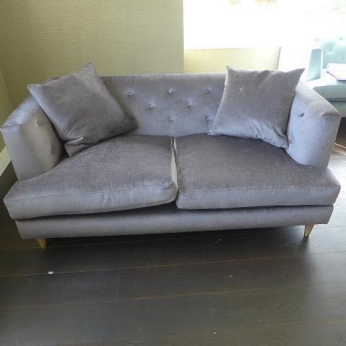 10C - A John Lewis two seater sofa - needs a replacement zip to one cushion