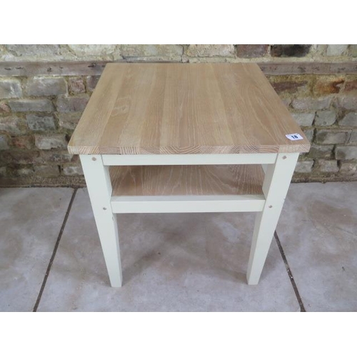 18 - A shaker style side table in good condition