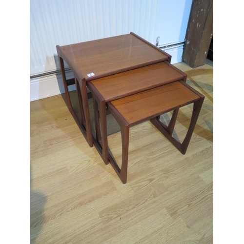 6 - A nest of three G Plan style side tables - Height 49cm x 54cm x 43cm - generally good condition