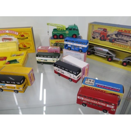 A collection of 14 Matchbox and Mayfield Crafts vehicles including a ...