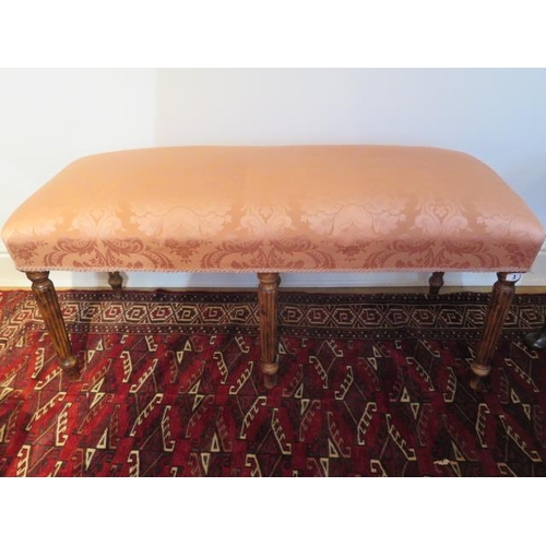 3 - A Victorian style upholstered window seat, 54cm tall x 116cm x 49cm