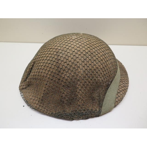 945 - Pre WWII British helmet, liner marked Verol 1938, elastic 1944 chin strap