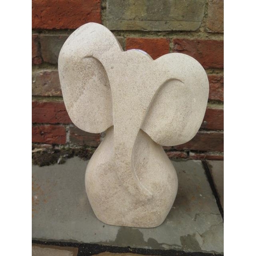5 - A hand carved stylised sculpture hand carved by a Cambridgeshire based stone carver from Ancaster we... 