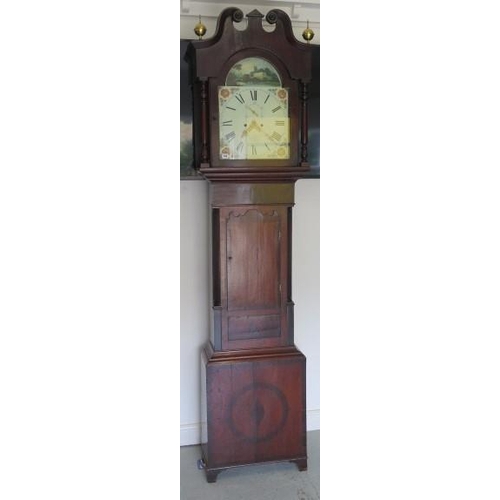 155 - An 8 day longcase clock by Jos Scott of Leeds, circa 1844, 14