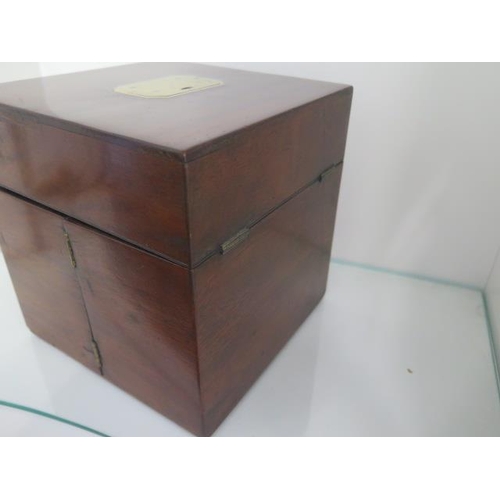 302 - A good 19th century Apothecary chest with a fitted interior containing 15 19th century and later bot... 