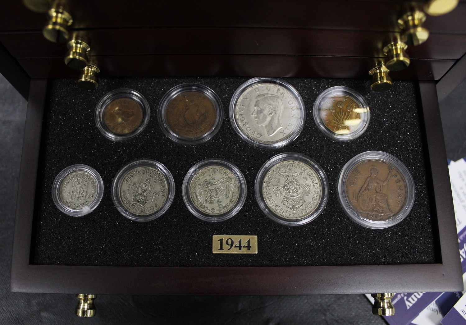 A complete set of coins from 19391945 as released by the Danbury Mint