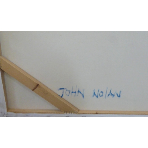 193 - JOHN NOLAN (Irish b.1958) 'If You Listen You can Hear II', acrylic on canvas, signed lower left, als... 