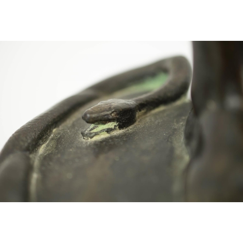 392 - Sir EDGAR BERTRAM MACKENNAL (Australian 1863-1931) 'Circe the Sorceress', bronze sculpure, signed an... 