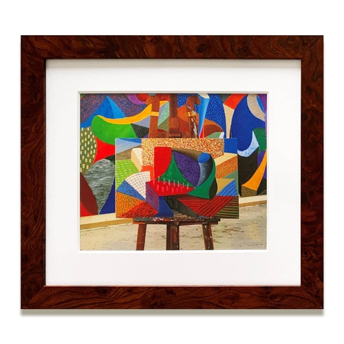 75 - DAVID HOCKNEY 'Standing Down', lithograph from the oil on canvas, limited edition of 3000, published... 