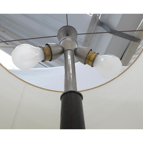 68 - FLOOR LAMP, 171cm H, mid 20th century Italian design, with shades.