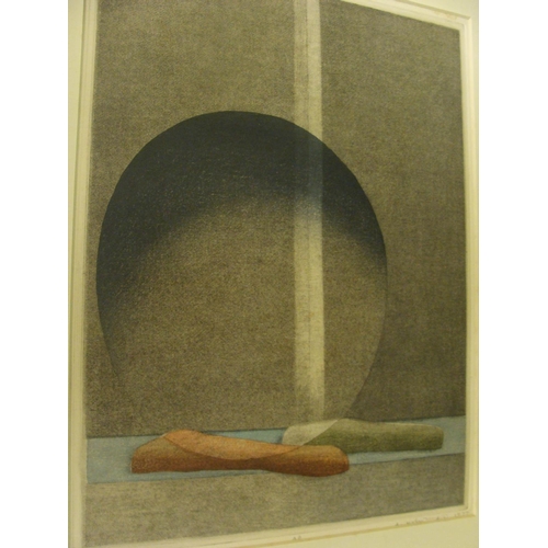 66 - ANSEI UCHIMA (Japanese-American, 1921-2000) 'Window Nuance', 1977, colour woodcut, signed, titled, d... 