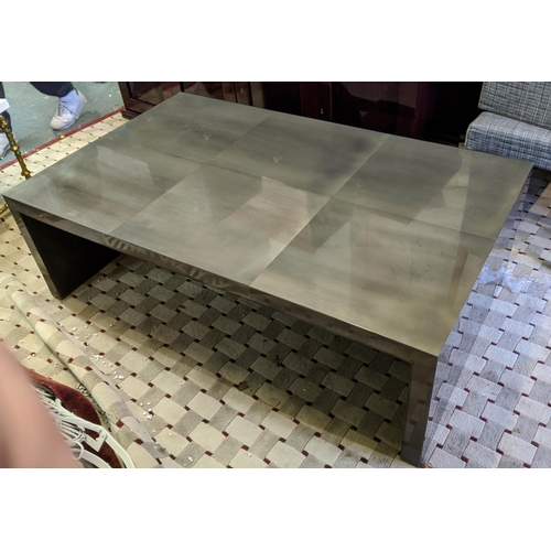 LOW TABLE, 139cm x 84cm x 43cm, contemporary, cut resin veneer finish