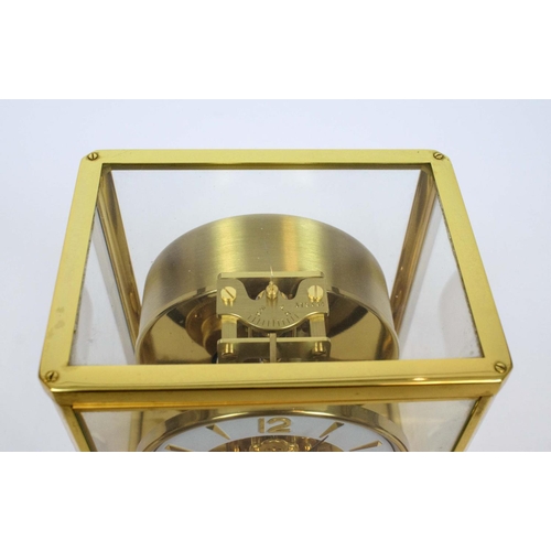 28 - ATMOS CLOCK, mid 20th century, Jaeger Lecoultre, pendulum perpetual movement, in rectangular brass a... 