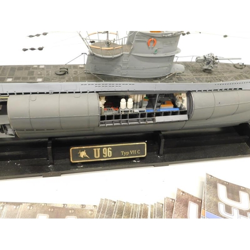 1/48 HACHETTE BUILD YOUR OWN U96 U-BOAT SUBMARINE ISSUE 35 NEW INC PART PICTURED 