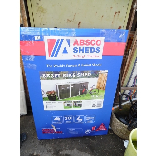 flat pack bike shed