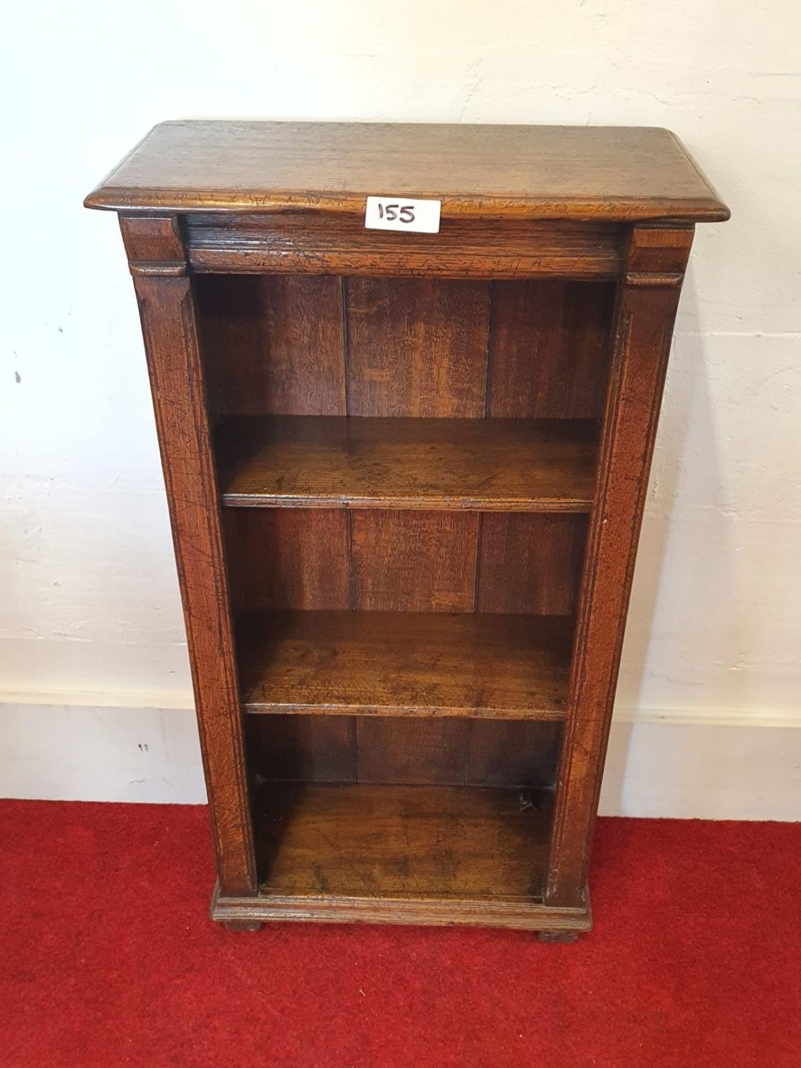 Small wooden bookcase 92x22x48 cm