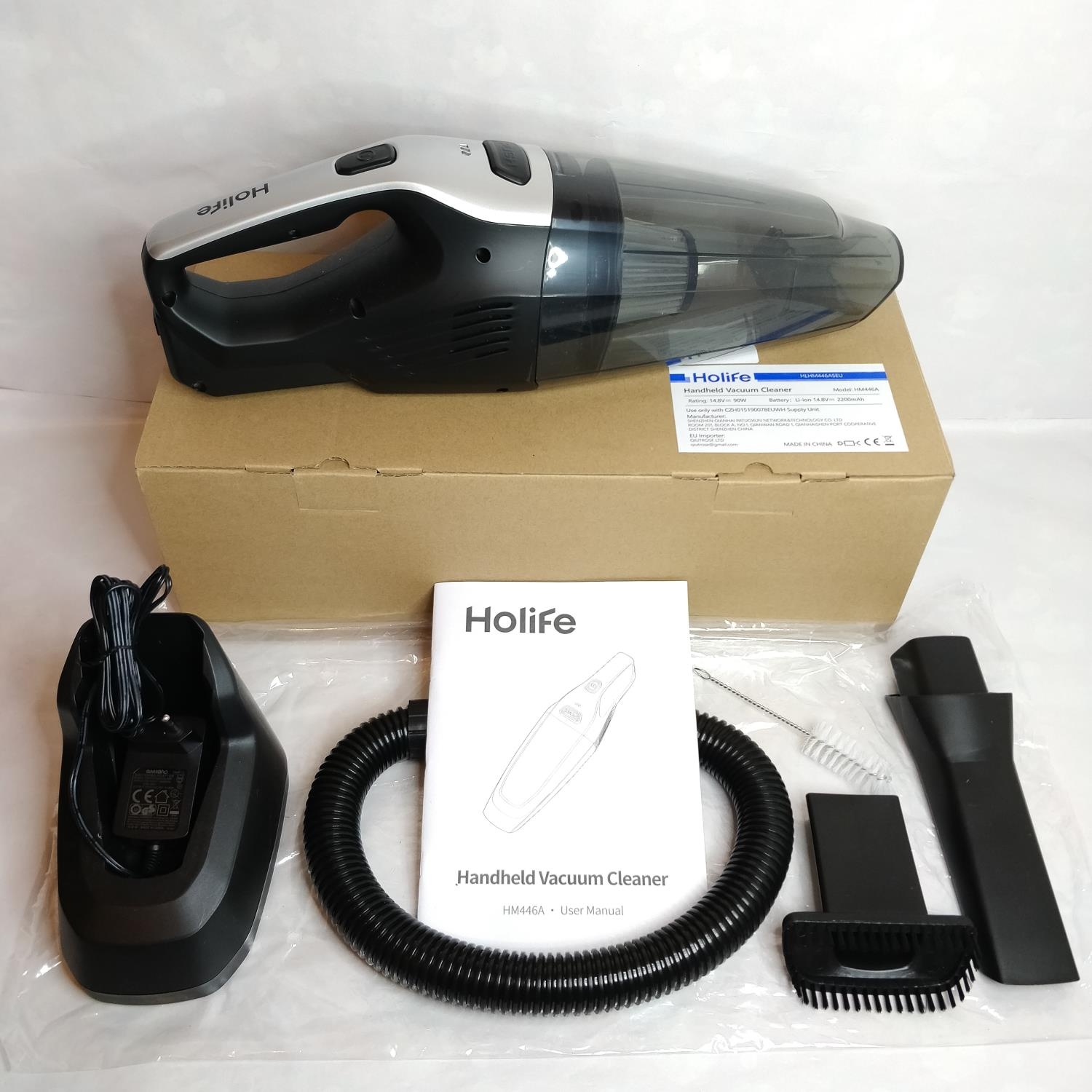 HOLIFE HANDHELD VACUUM CLEANER & ACCESSORIES NEW